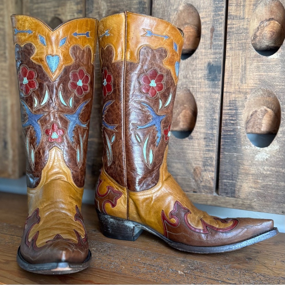 Rare BOOT STAR x OLD GRINGO GOLONDRINA Size 7